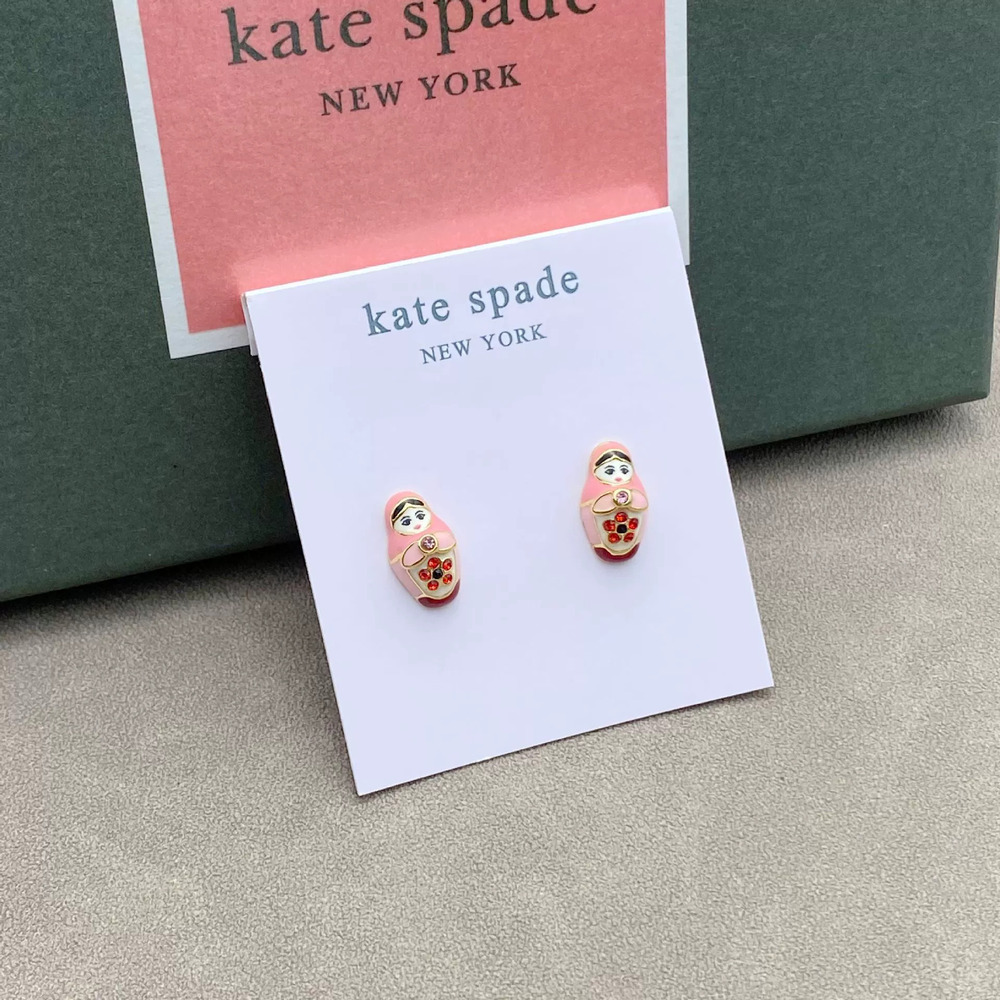 kate spade Handpainted Enamel Matryoshka Earrings